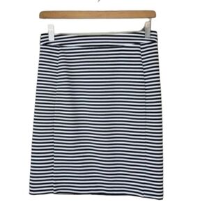 Stitch Fix 41 Hawthorn | Black White Walt Striped Skirt Size Small